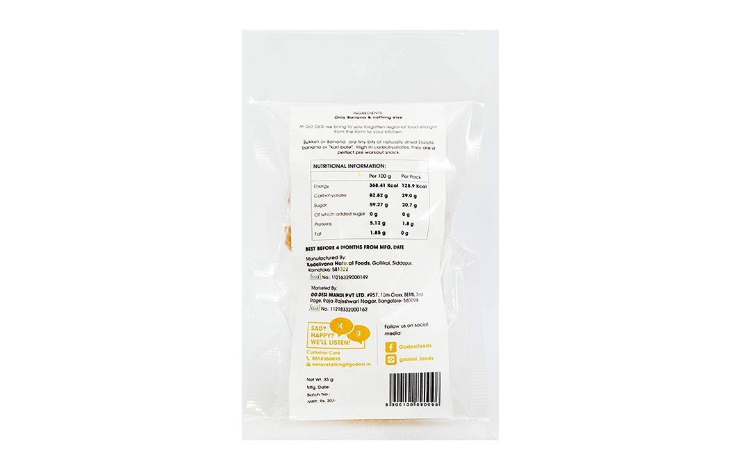 Go Desi Desi Energy Bites    Pack  35 grams